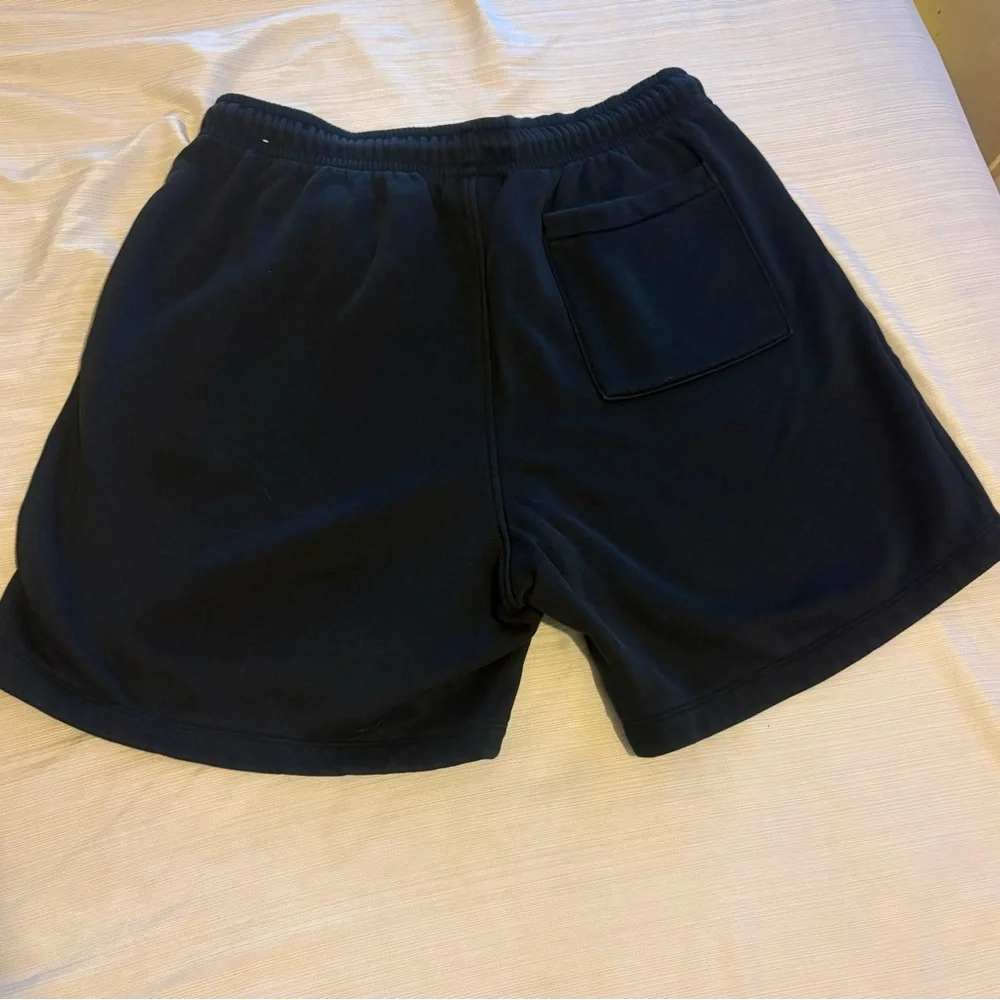 Jordan Men’s Black Athletic Shorts with Red Jumpman Logo
